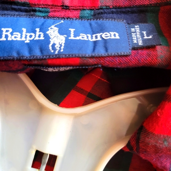 2 RALPH LAUREN BLAKE POLO SHIRTS RED AND GREEN SZ L - Picture 7 of 16